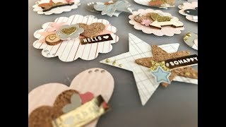 DIY Embellishment Tutorial  Small Clusters [upl. by Flosi37]