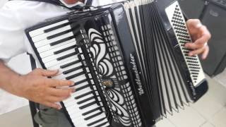 Weltmeister Caprice 120 Bass LMMH Accordion Akkordeon Fisarmonica Black  Case 1 [upl. by Willdon50]