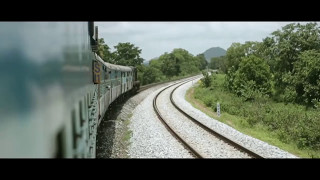 India 2016  Freight train on the Darjeeling Railway [upl. by Zile]