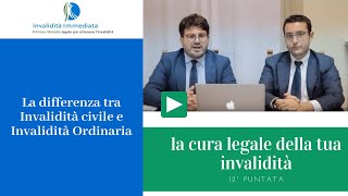 La differenza tra invalidità civile e Invalidità ordinaria contributiva [upl. by Haral495]