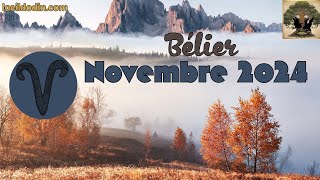 Bélier ♈  novembre 2024  la vision de laigle [upl. by Enaitsirk984]