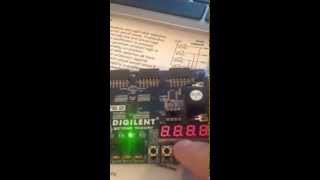 8 bits ALU using Basys 2 FPGA verilog [upl. by Orpheus]