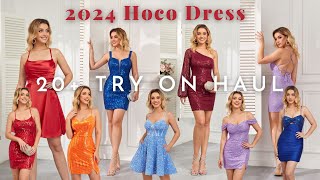 POMUYOO 20 New Homecoming Party Dresses TryOn Haul [upl. by Clifford966]