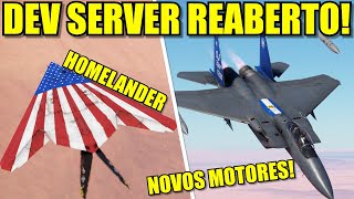 DEV REABERTO MAIS adições e FIXES NOVAS SKINS NOVO MOTOR do F15E amp MAIS  War Thunder [upl. by Limoli]