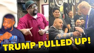 Black Barbershop ERUPTS For Trump and DENIES Kamala [upl. by Siuraj]