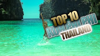 Top 10 Strände auf Koh Phi Phi THAILAND [upl. by Claybourne]