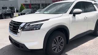 2024 Nissan Pathfinder SV 2WD Pearl White TriCoat [upl. by Kari]