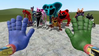 EVOLUTION OF ALL NEW MONSTER NIGHTMARE CRITTERS POPPY PLAYTIME CHAPTER 4 In Garrys Mod [upl. by Gnanmas715]