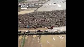 Typhoon Usagi Washes Bridge Out in Philippines [upl. by Annecorinne700]