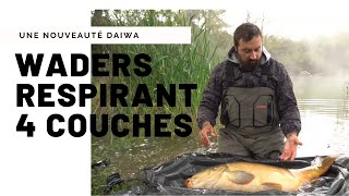 Daiwa  Waders Respirant 4 couches [upl. by Thilde]