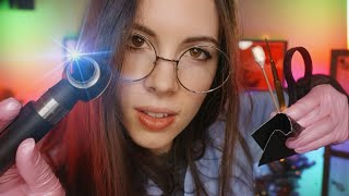 ASMR  Full Medical Exam 👩‍⚕️👂 Ear Exam Hearing Tests Eye Exam Samples [upl. by Schreibe]