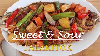 Sweet And Sour Fish with Pineapple  Sweet And Sour Talakitok Recipe [upl. by Eille806]