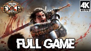 Path of Exile  Full Game Gameplay Walkthrough  4K 60FPS Xbox Series X [upl. by Peckham148]