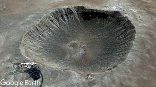 The Ancient Impact Crater in Arizona Meteor Crater [upl. by Okramed]