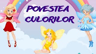 POVESTEA CULORILOR 🧚‍♀️🧚🧚‍♂️  legenda culorilor cum au apărut culorile zânele culorilor [upl. by Meesan]