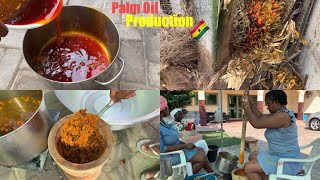 How To Make The Authentic Ghana Zomi Palm Oil At Home Life In Ghana 🇬🇭 ghana sweetadjeley [upl. by Vikky]