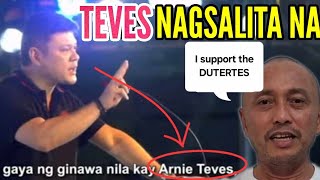 SA WAKAS CONG TEVES NAGSALITA NA CONG PULONG DUTERTE KAMPI KAY CONG TEVES [upl. by Ahsilem]