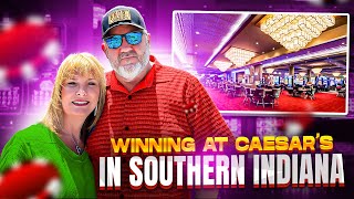 Caesars Southern Indiana Casino Tour  Incredible Jackpot Win [upl. by Delahk364]