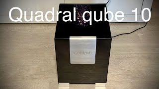 Quadral qube 10 aktiv subwoofer Test [upl. by Albertson]