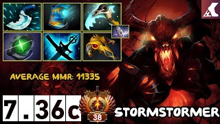 Shadow Fiend  Average MMR 11335  Stormstormer  736c  Immortal Dota [upl. by Vasquez]