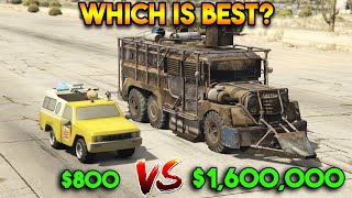 GTA 5 ONLINE  CHEAP TRUCK VS EXPENSIVE TRUCK WHICH IS BEST [upl. by Ayouqat]