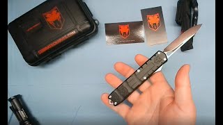 Cobratec Enforcer Review  Double Action OTF M390 Made in Texas [upl. by Oreves]