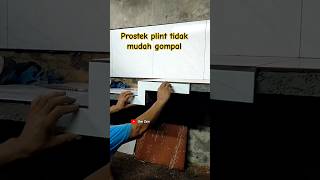 Cara pasang plint prostek anti gompal education tips shortsvideo [upl. by Meelak4]