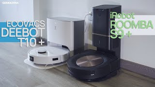 Highend Robot Vacuum Comparison  ECOVACS Deebot T10  vs iRobot S9 [upl. by Austin]