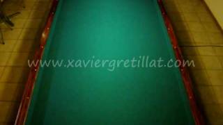 Billard français  Billiard ELearning  Technique  67 rappels de long  3ème partie 4567 [upl. by Swann]