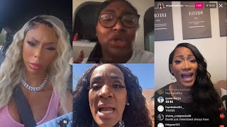 Erica Dixon Emani amp Bambi Go At ItMama Dee amp Diamond Responds [upl. by Hnaht]