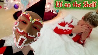 Evil Elf on the Shelf Disquised as Gingerbread Man Buried Our Mom in Snow Game Master Day 12 [upl. by Nadabus140]