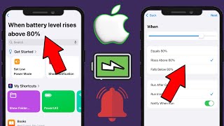 Soyez averti lorsque la batterie de votre iPhone atteint 80  lors de la charge [upl. by Nedry922]