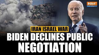 War Update US’ Biden declines ‘public negotiation’ amid Israel’s plan of targeting Iran’s Oil Bases [upl. by Sunil]