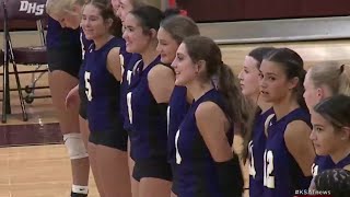 Pieper HS volleyball spoils Davenport’s home court debut with fiveset triumph [upl. by Wakefield]