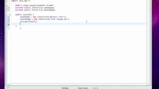 Java GUI Lesson 3  JTextFields and Absolute Positioning [upl. by Eikcor]