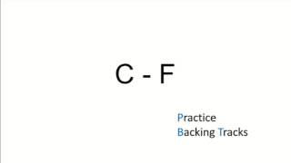 Two chord backing track  C  F [upl. by Meekyh]