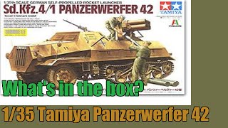 Whats in the box 135 Tamiya SdKfz 41 Panzerwerfer 42 [upl. by Soren]