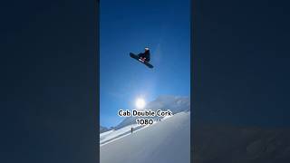 Upside down twice with a Cab Double Cork 1080 ⚡️ snowboarding redbull ski winter mountains [upl. by Nitsreik]