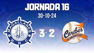 JORNADA 16 RESUMEN Caribes de Anzoátegui 2 Navegantes del Magallanes 3  2425 301024 [upl. by Ainnek]