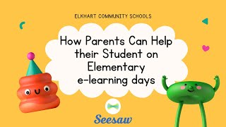 Seesaw eLearning Parent Video [upl. by Enyawud]