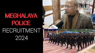 Meghalaya Police Recruitment 2024 [upl. by Leviralc]