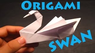 How to Make an Origami Swan Intermediate  Robs World [upl. by Soilisav]