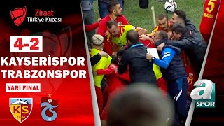 Kayserispor 4  2 Trabzonspor MAÇ ÖZETİ Ziraat Türkiye Kupası Yarı Final 2 Maçı  10052022 [upl. by Tletski]