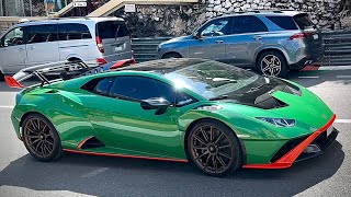 Monaco Craziest Luxury Supercars Vol25 Carspotting In Monaco [upl. by Alenairam]