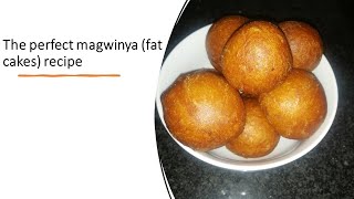 How to make the perfect fat cakes magwinya amagwinya  vetkoeks puff puff recipe [upl. by Aettam]