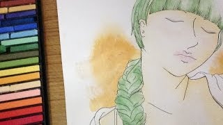 Prismacolor NuPastel quottutorialquot for Skin [upl. by Idnal268]