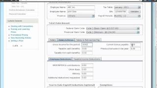 How to Calculate Canadian Payroll Tax Deductions  Guide [upl. by Raynell]