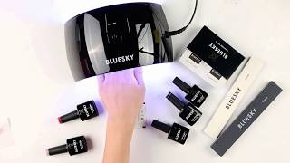 Get Started With Gel Nails At Home  Bluesky Gel Polish Starter Kit [upl. by Loux]