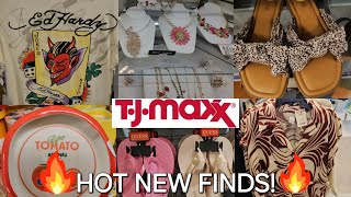 TJ MAXX SHOPPING FASHION TOPS DESIGNER FINDS WALKTHROUGH 2024 [upl. by Telimay]