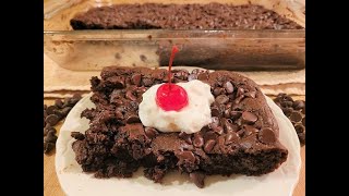 Chocolate Dump Cake Recipe 🍫🍰☕️🍨 4Ingredient Dessert with Cake Mix amp Instant Pudding❤️ [upl. by Oab]